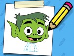 Beast Boy Çizme Oyna