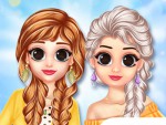 Elsa ve Anna Bahar Modası Oyna