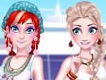 Elsa ve Anna Yaz Modası  Oyna