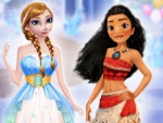 Elsa ve Moana Makyaj Oyna