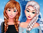 Frozen Kardeşler Giydirme ve Makyaj Oyna