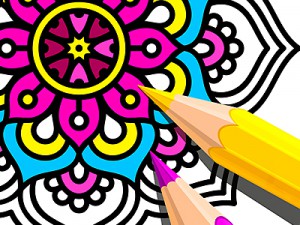 Basit Mandala Boyama Oyunu Oyna