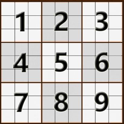 sudoku bölgeler